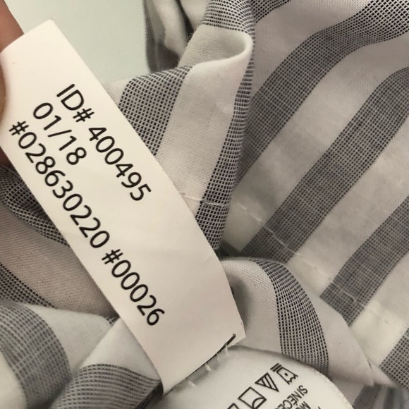 NWT Express Striped Cotton Peplum Camisole - Picture 10 of 14